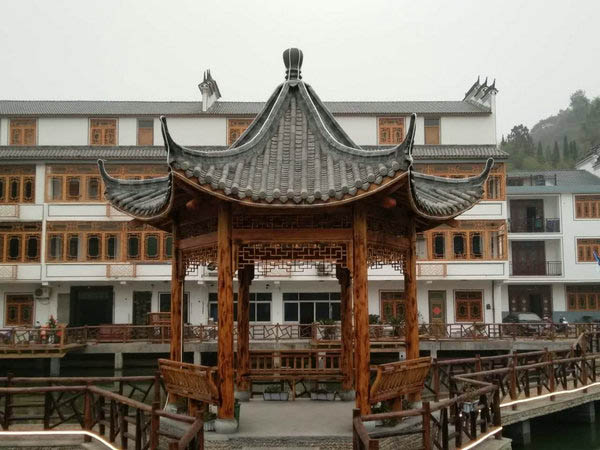 古亭、木制古建筑